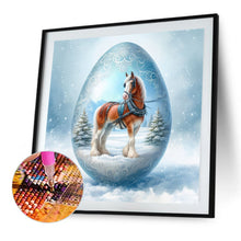 Load image into Gallery viewer, AB Diamond Painting - Full Round - Snow horse (40*40CM)
