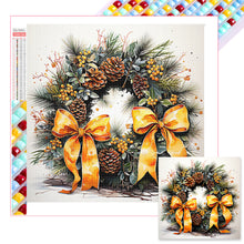 Load image into Gallery viewer, Diamond Painting - Full Square - Christmas wreaths (40*40CM)
