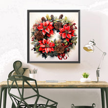 Load image into Gallery viewer, Diamond Painting - Full Square - Christmas wreaths (40*40CM)
