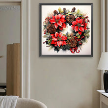 Load image into Gallery viewer, Diamond Painting - Full Square - Christmas wreaths (40*40CM)
