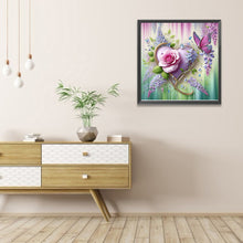 Load image into Gallery viewer, AB Diamond Painting - Full Round - Flowers, butterflies, hearts (40*40CM)
