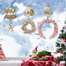 Load image into Gallery viewer, 6Pcs Acrylic Diamond Painting Hooks Christmas Theme Diamond Art Craft Wall Hooks
