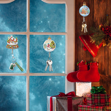 Load image into Gallery viewer, 6Pcs Acrylic Diamond Painting Hooks Christmas Theme Diamond Art Craft Wall Hooks
