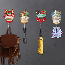 Load image into Gallery viewer, 6Pcs Acrylic Diamond Painting Hooks Christmas Theme Diamond Art Craft Wall Hooks
