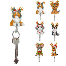 Load image into Gallery viewer, 6Pcs Acrylic Diamond Painting Hooks Christmas Theme Diamond Art Craft Wall Hooks
