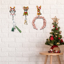 Load image into Gallery viewer, 6Pcs Acrylic Diamond Painting Hooks Christmas Theme Diamond Art Craft Wall Hooks
