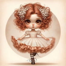 Load image into Gallery viewer, AB Diamond Painting - Full Round - Puffy skirt girl (40*40CM)
