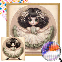 Load image into Gallery viewer, AB Diamond Painting - Full Round - Puffy skirt girl (40*40CM)
