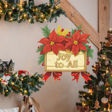Load image into Gallery viewer, Acrylic Christmas Diamond Art Painting Hanging Ornament Kit (Joy to All)
