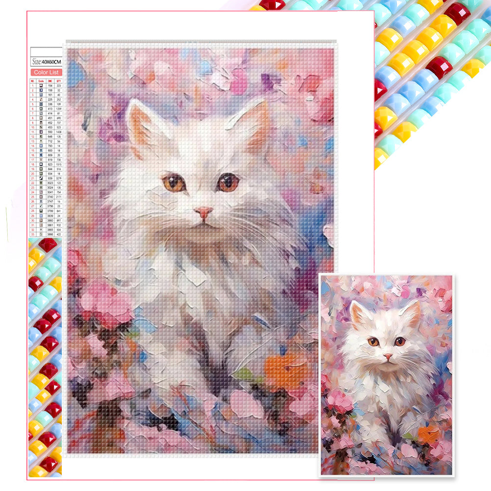 Diamond Painting - Full Square - Cat (40*60CM)