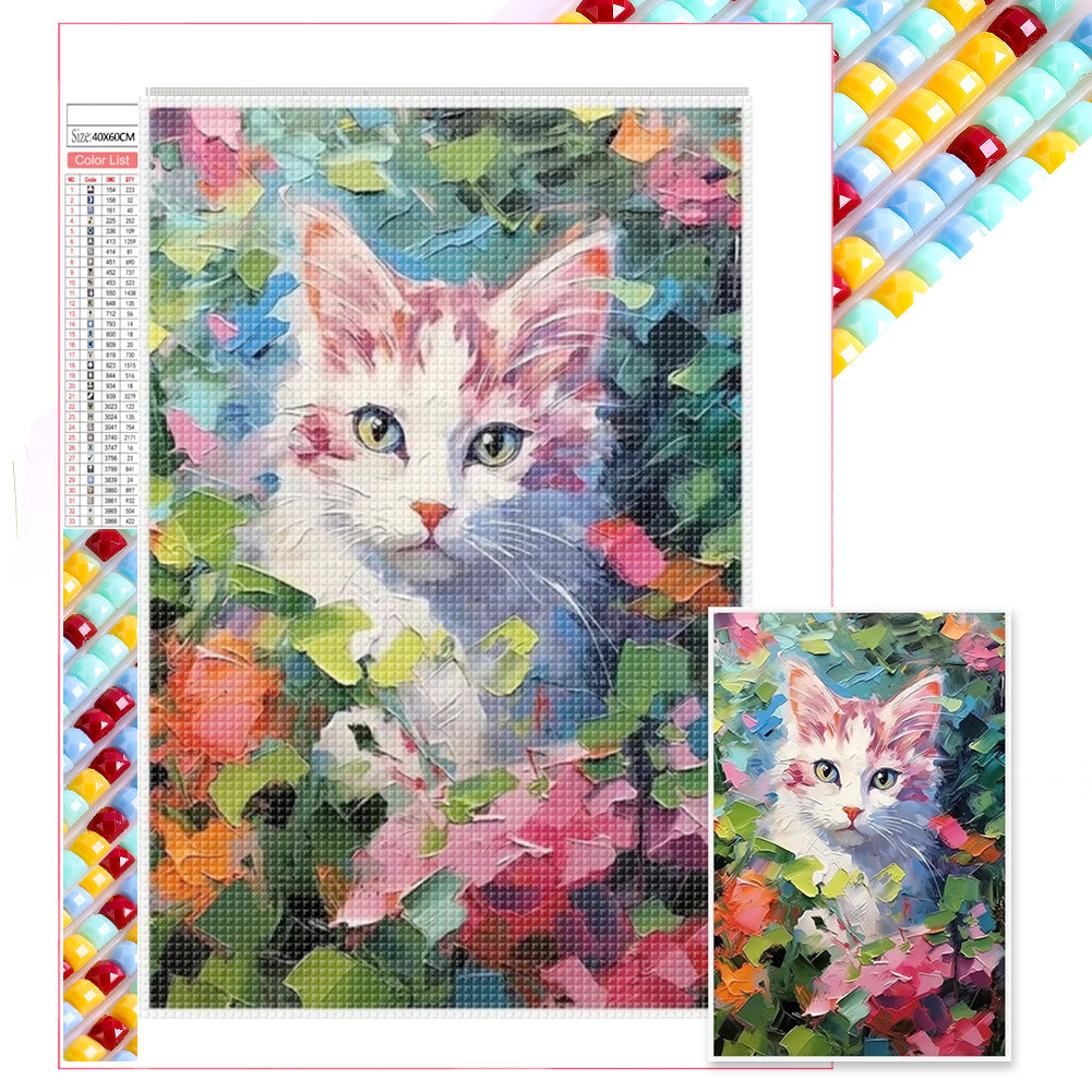 Diamond Painting - Full Square - Cat (40*60CM)