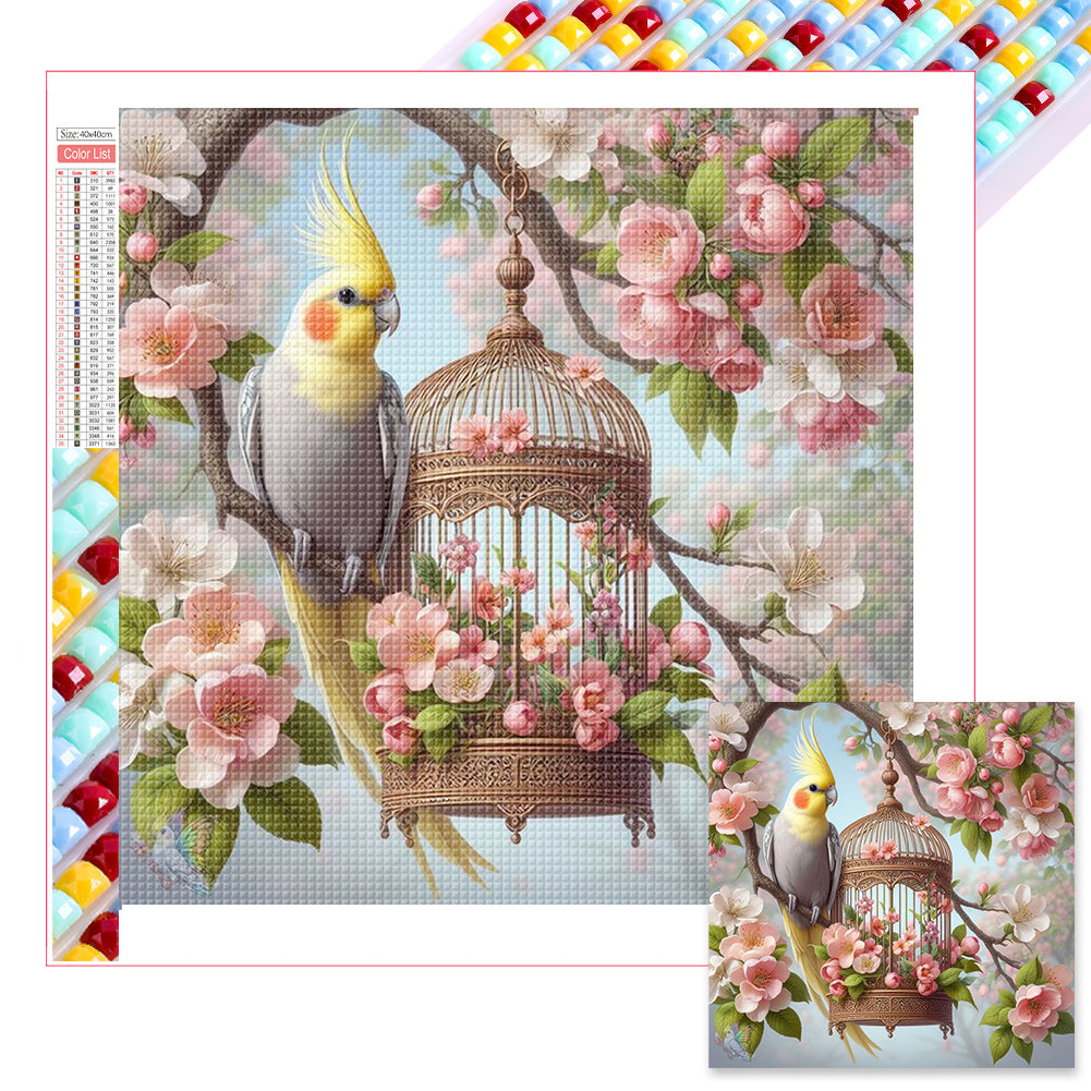 Diamond Painting - Full Square - Cockatiel (40*40CM)