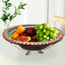 Load image into Gallery viewer, Diamond Painting Wooden Serving Tray Diamond Art Tableware Manager Tray (Green)

