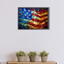 Load image into Gallery viewer, Diamond Painting - Full Round - American flag (50*35CM)
