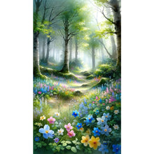 Load image into Gallery viewer, Diamond Painting - Full Square - Sunny forest (40*70CM)
