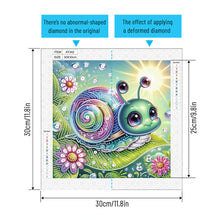 Load image into Gallery viewer, Diamond Painting - Partial Special Shaped - Funny bug (30*30CM)
