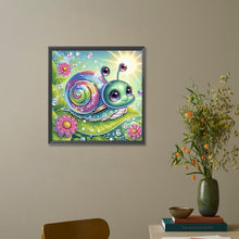 Load image into Gallery viewer, Diamond Painting - Partial Special Shaped - Funny bug (30*30CM)
