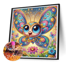 Load image into Gallery viewer, Diamond Painting - Partial Special Shaped - Funny bug (30*30CM)
