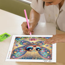 Load image into Gallery viewer, Diamond Painting - Partial Special Shaped - Funny bug (30*30CM)
