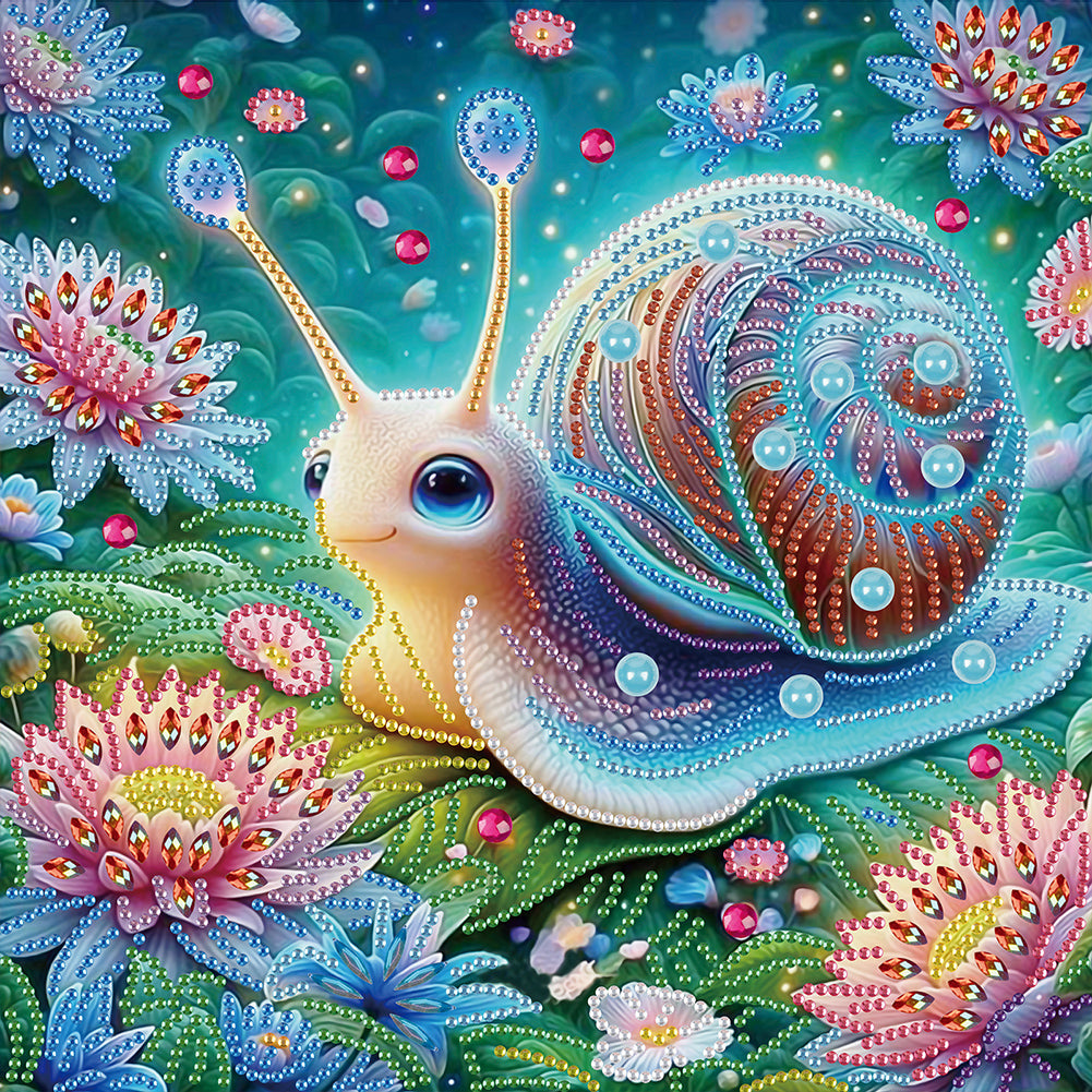 Diamond Painting - Partial Special Shaped - Funny bug (30*30CM)