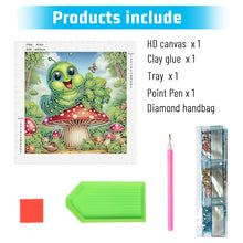 Load image into Gallery viewer, Diamond Painting - Partial Special Shaped - Funny bug (30*30CM)
