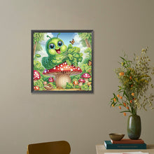 Load image into Gallery viewer, Diamond Painting - Partial Special Shaped - Funny bug (30*30CM)
