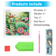 Load image into Gallery viewer, Diamond Painting - Partial Special Shaped - Funny bug (30*30CM)
