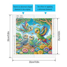 Load image into Gallery viewer, Diamond Painting - Partial Special Shaped - Funny bug (30*30CM)
