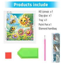 Load image into Gallery viewer, Diamond Painting - Partial Special Shaped - Funny bug (30*30CM)
