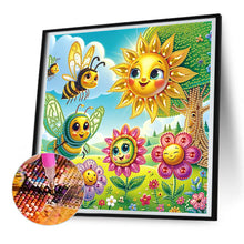Load image into Gallery viewer, Diamond Painting - Partial Special Shaped - Funny bug (30*30CM)
