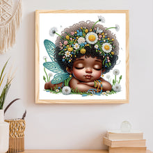 Load image into Gallery viewer, Diamond Painting - Partial Special Shaped - Angel child (30*30CM)
