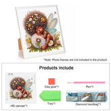 Load image into Gallery viewer, Diamond Painting - Partial Special Shaped - Angel child (30*30CM)
