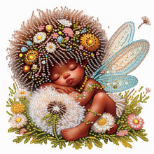 Load image into Gallery viewer, Diamond Painting - Partial Special Shaped - Angel child (30*30CM)
