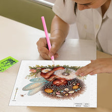 Load image into Gallery viewer, Diamond Painting - Partial Special Shaped - Angel child (30*30CM)
