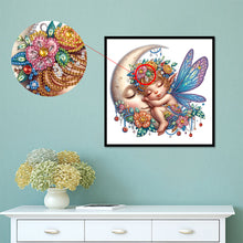 Load image into Gallery viewer, Diamond Painting - Partial Special Shaped - Angel child (30*30CM)
