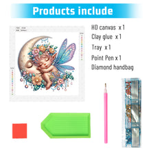Load image into Gallery viewer, Diamond Painting - Partial Special Shaped - Angel child (30*30CM)
