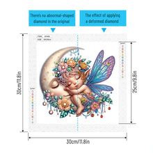 Load image into Gallery viewer, Diamond Painting - Partial Special Shaped - Angel child (30*30CM)
