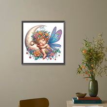 Load image into Gallery viewer, Diamond Painting - Partial Special Shaped - Angel child (30*30CM)
