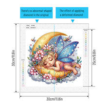 Load image into Gallery viewer, Diamond Painting - Partial Special Shaped - Angel child (30*30CM)
