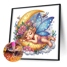 Load image into Gallery viewer, Diamond Painting - Partial Special Shaped - Angel child (30*30CM)
