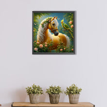 Load image into Gallery viewer, AB Diamond Painting - Full Square - White horse (40*40CM)
