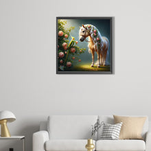 Load image into Gallery viewer, AB Diamond Painting - Full Square - White horse (40*40CM)
