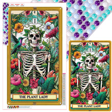 Load image into Gallery viewer, Diamond Painting - Full Round - Skull tarot cards (45*75CM)
