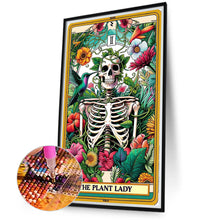 Load image into Gallery viewer, Diamond Painting - Full Round - Skull tarot cards (45*75CM)
