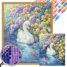 Load image into Gallery viewer, AB Diamond Painting - Full Square - Swan (40*50CM)
