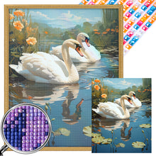 Load image into Gallery viewer, AB Diamond Painting - Full Square - Swan (40*50CM)
