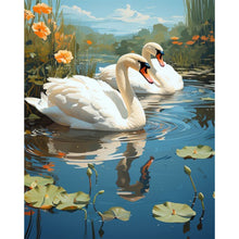 Load image into Gallery viewer, AB Diamond Painting - Full Square - Swan (40*50CM)
