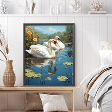 Load image into Gallery viewer, AB Diamond Painting - Full Square - Swan (40*50CM)
