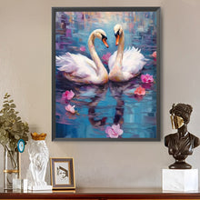 Load image into Gallery viewer, AB Diamond Painting - Full Square - Swan (40*50CM)
