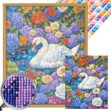 Load image into Gallery viewer, AB Diamond Painting - Full Square - Swan (40*50CM)
